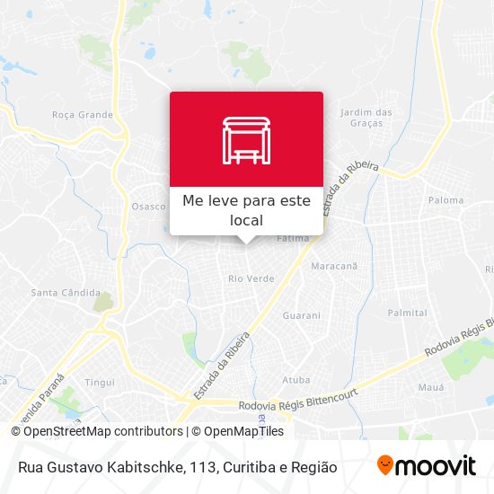 Rua Gustavo Kabitschke, 113 mapa