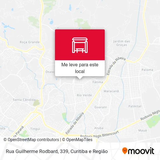 Rua Guilherme Rodbard, 339 mapa