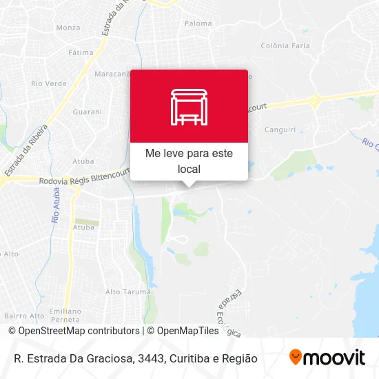 R. Estrada Da Graciosa, 3443 mapa