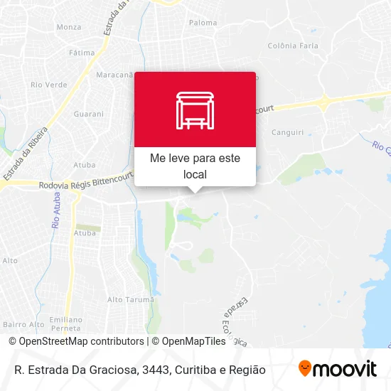 R. Estrada Da Graciosa, 3443 mapa