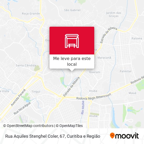 Rua Aquiles Stenghel Coler, 67 mapa