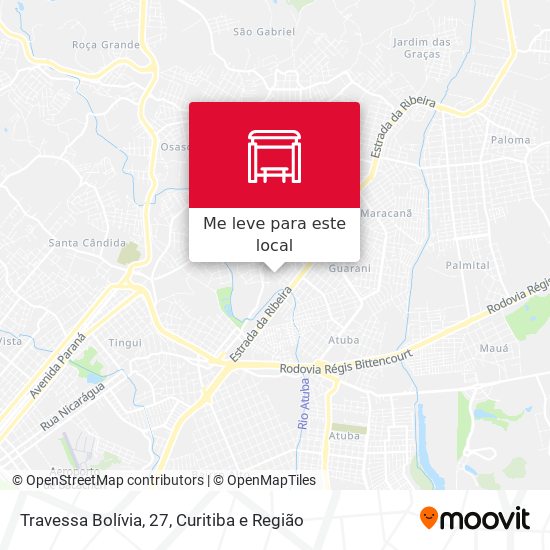 Travessa Bolívia, 27 mapa