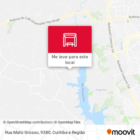 Rua Mato Grosso, 9380 mapa