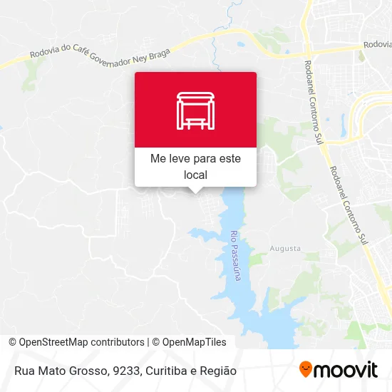 Rua Mato Grosso, 9233 mapa