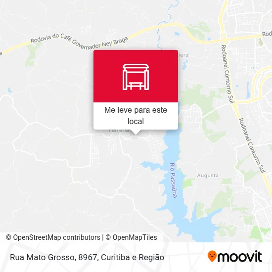 Rua Mato Grosso, 8967 mapa