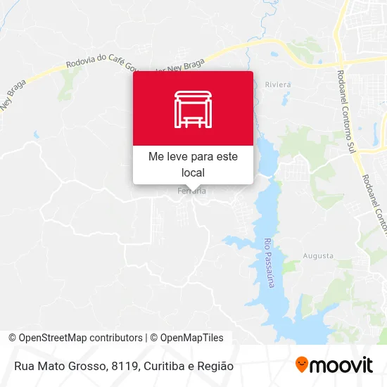 Rua Mato Grosso, 8119 mapa