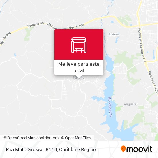 Rua Mato Grosso, 8110 mapa