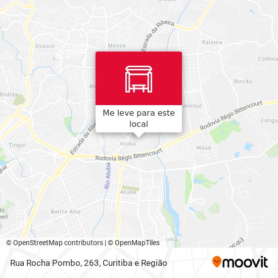 Rua Rocha Pombo, 263 mapa