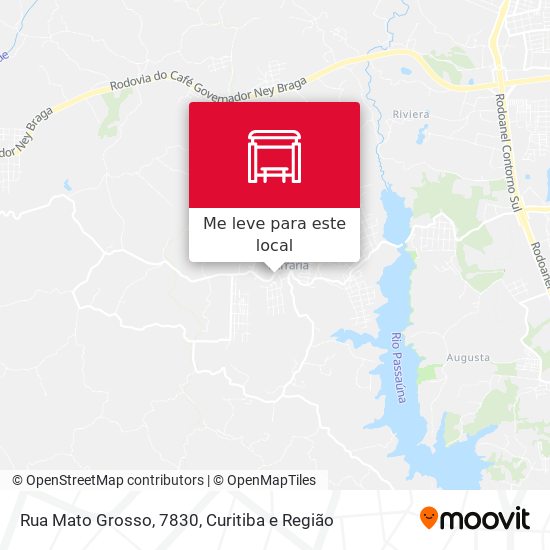 Rua Mato Grosso, 7830 mapa