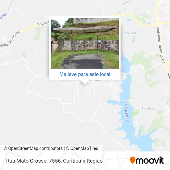 Rua Mato Grosso, 7556 mapa