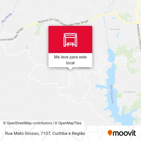 Rua Mato Grosso, 7107 mapa