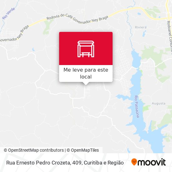 Rua Ernesto Pedro Crozeta, 409 mapa