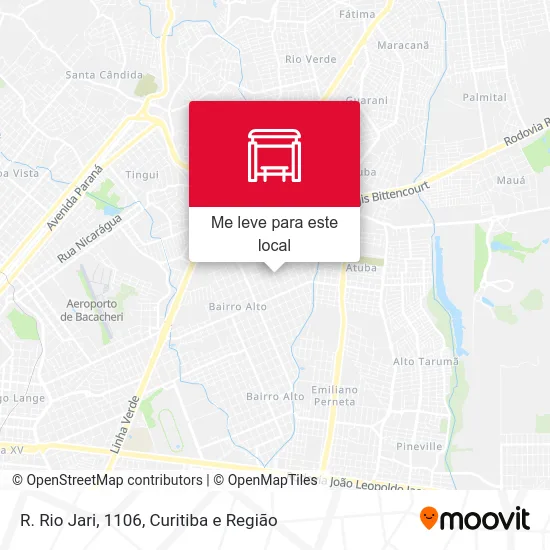 R. Rio Jari, 1106 mapa