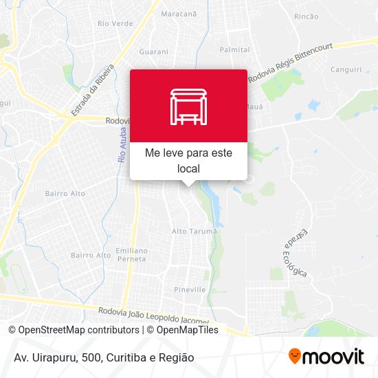 Av. Uirapuru, 500 mapa