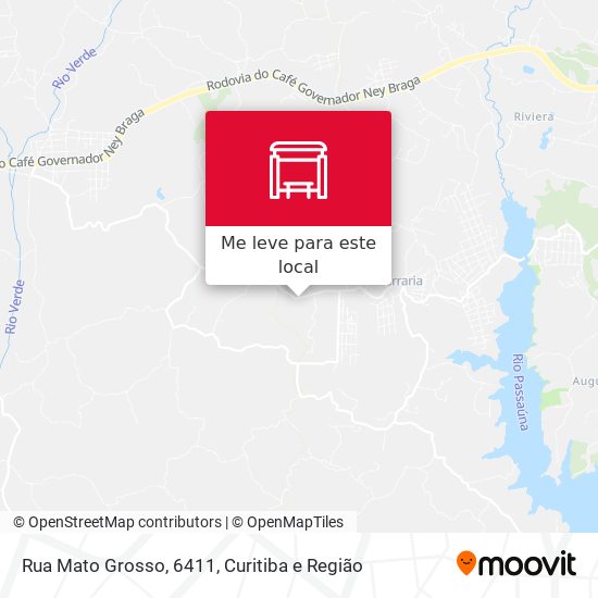 Rua Mato Grosso, 6411 mapa