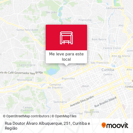 Rua Doutor Álvaro Albuquerque, 251 mapa