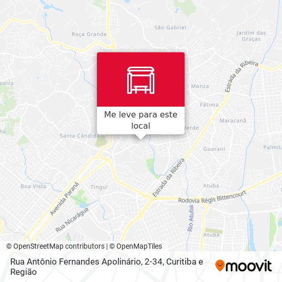 Rua Antônio Fernandes Apolinário, 2-34 mapa