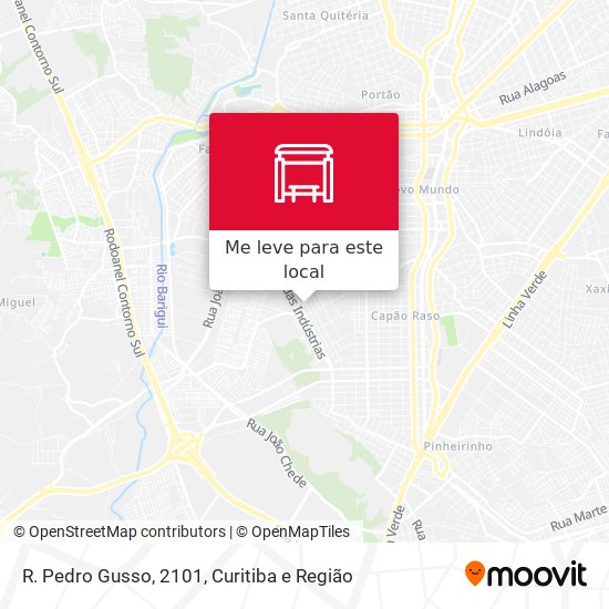 R. Pedro Gusso, 2101 mapa