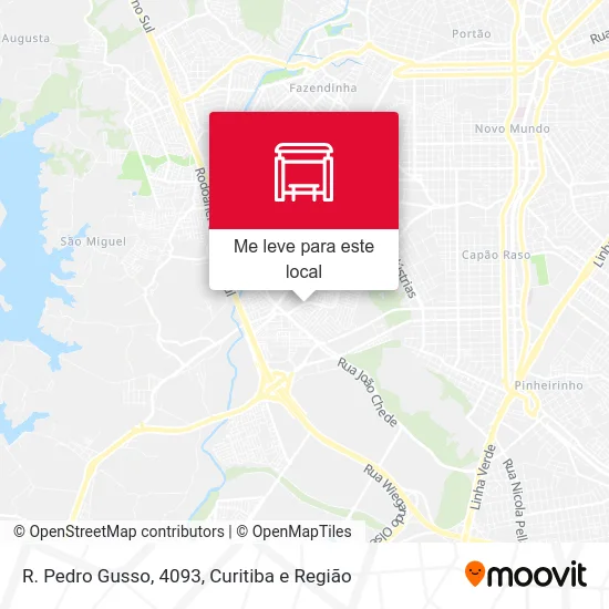 R. Pedro Gusso, 4093 mapa
