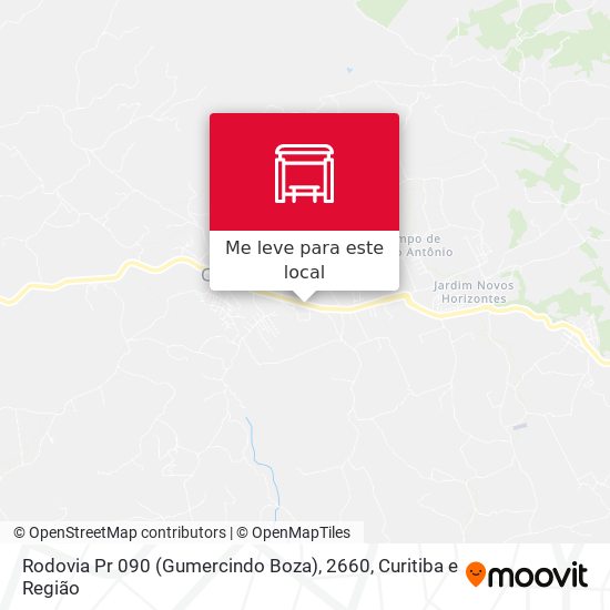Rodovia Pr 090 (Gumercindo Boza), 2660 mapa