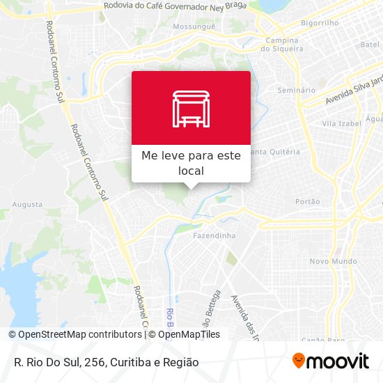 R. Rio Do Sul, 256 mapa