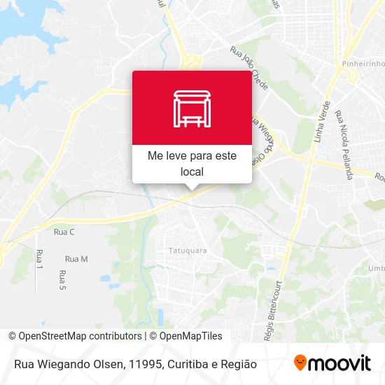 Rua Wiegando Olsen, 11995 mapa