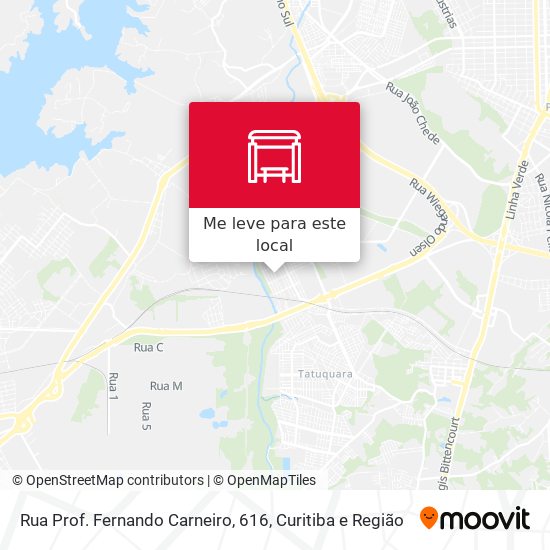 Rua Prof. Fernando Carneiro, 616 mapa