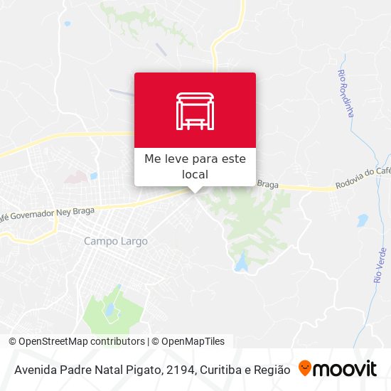 Avenida Padre Natal Pigato, 2194 mapa