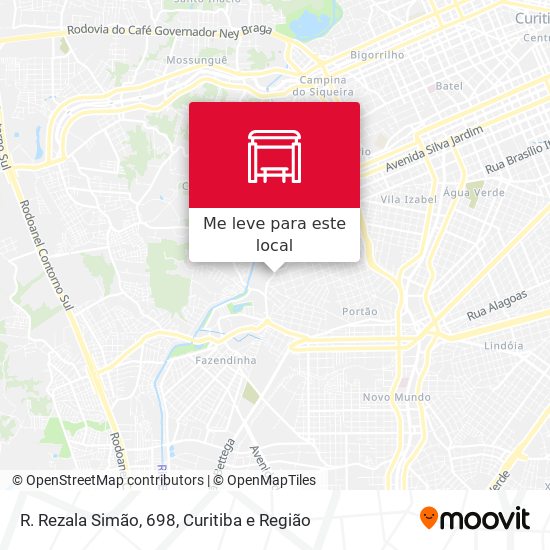 R. Rezala Simão, 698 mapa