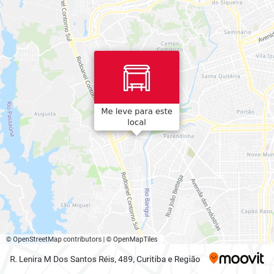 R. Lenira M Dos Santos Réis, 489 mapa