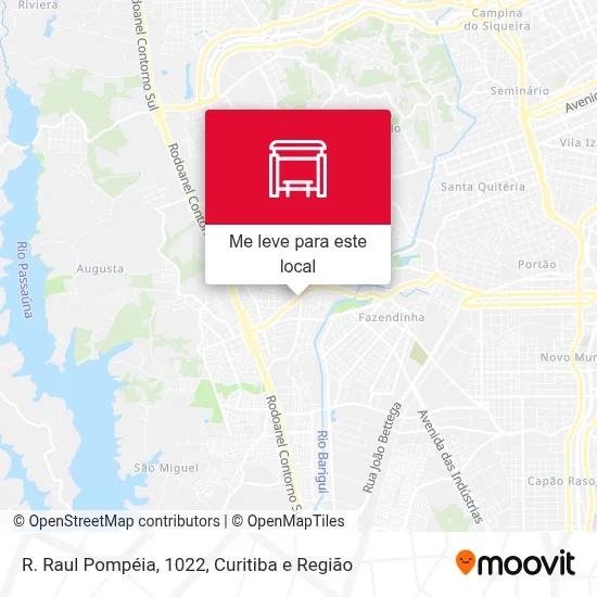 R. Raul Pompéia, 1022 mapa