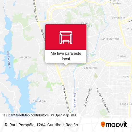 R. Raul Pompéia, 1264 mapa