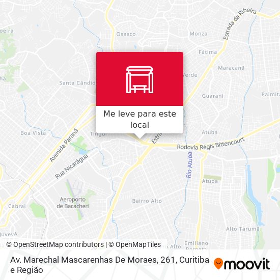 Av. Marechal Mascarenhas De Moraes, 261 mapa