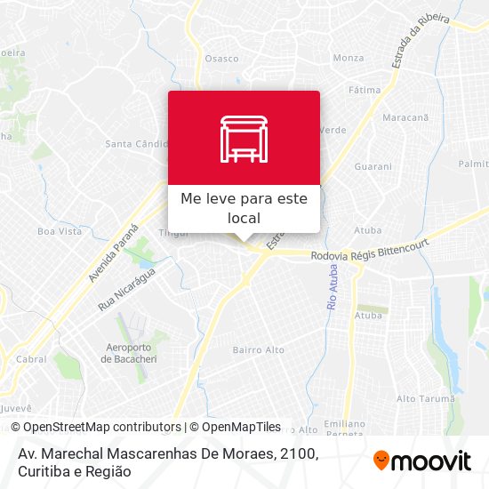 Av. Marechal Mascarenhas De Moraes, 2100 mapa