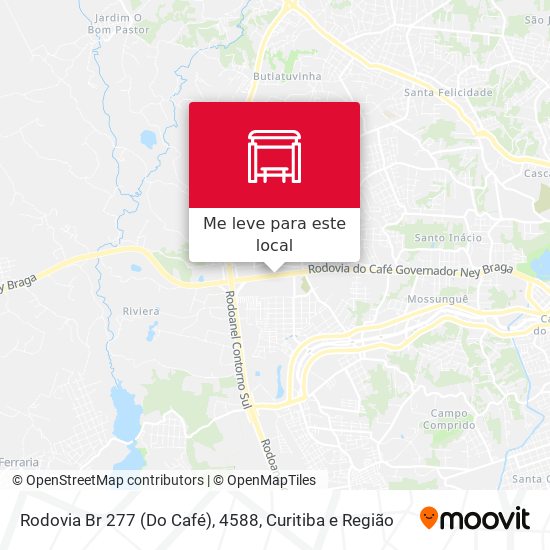 Rodovia Br 277 (Do Café), 4588 mapa