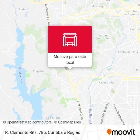 R. Clemente Ritz, 785 mapa