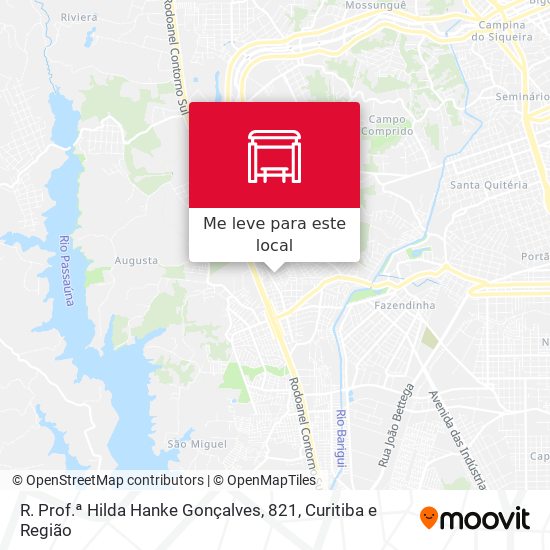 R. Prof.ª Hilda Hanke Gonçalves, 821 mapa