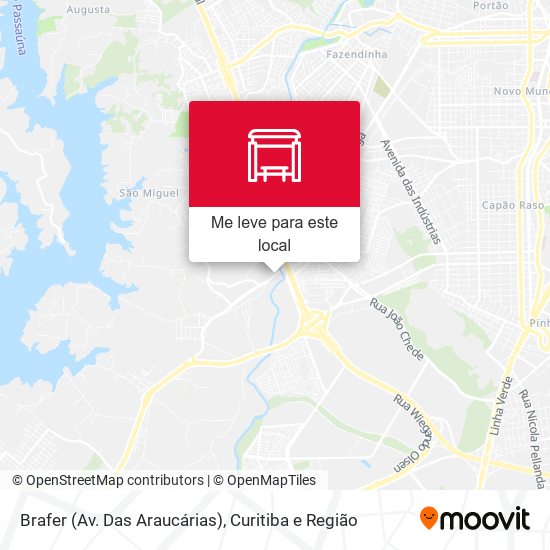 Brafer (Av. Das Araucárias) mapa
