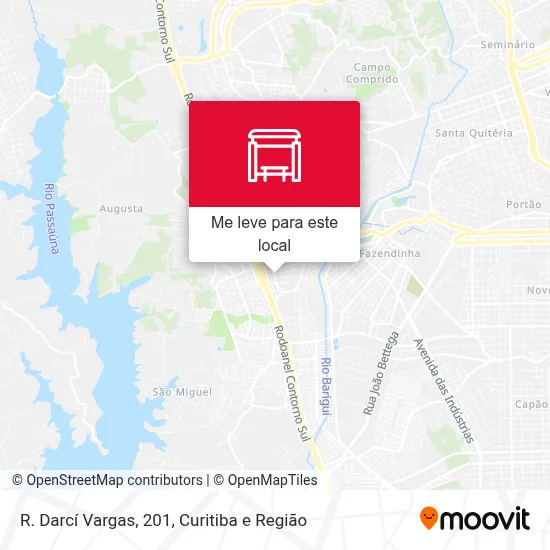 R. Darcí Vargas, 201 mapa