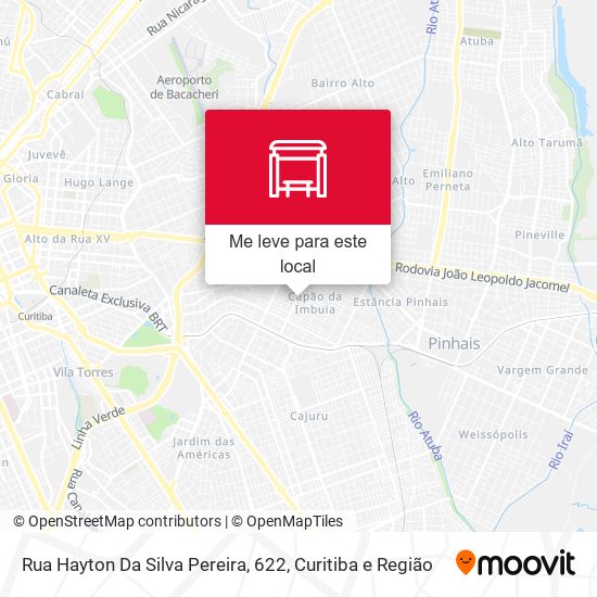 Rua Hayton Da Silva Pereira, 622 mapa