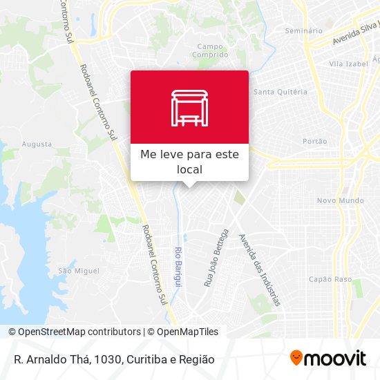 R. Arnaldo Thá, 1030 mapa