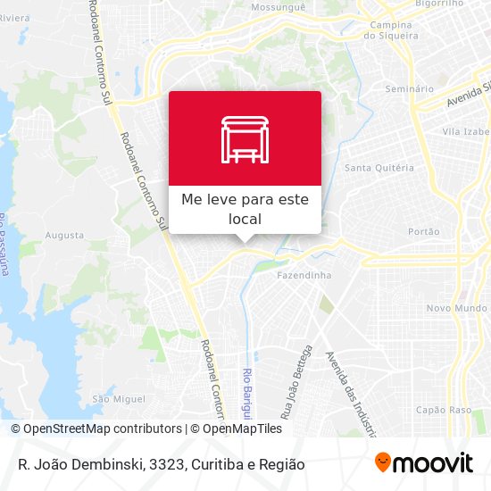 R. João Dembinski, 3323 mapa