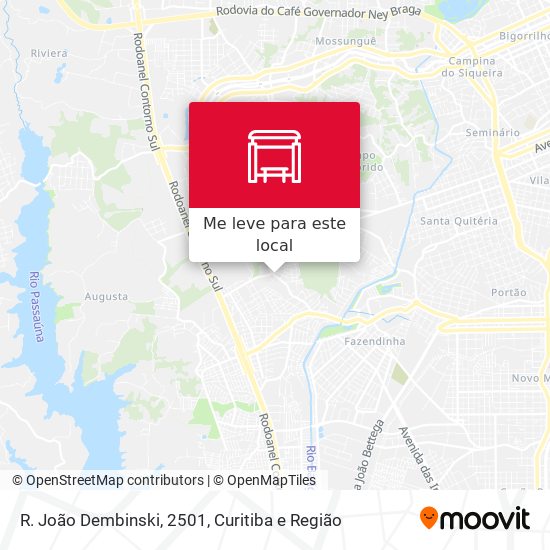 R. João Dembinski, 2501 mapa
