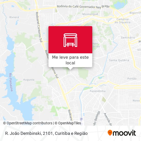 R. João Dembinski, 2101 mapa