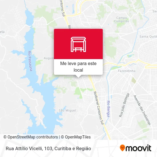 Rua Attílio Vicelli, 103 mapa