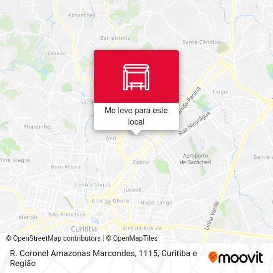 R. Coronel Amazonas Marcondes, 1115 mapa