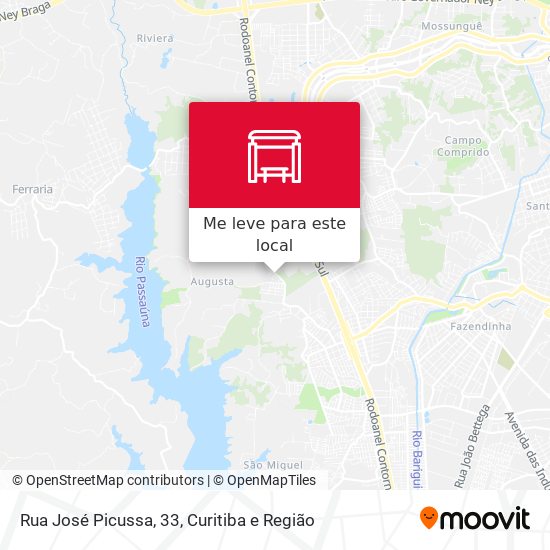 Rua José Picussa, 33 mapa