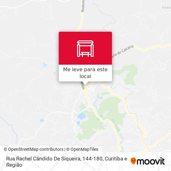 Rua Rachel Cândido De Siqueira, 144-180 mapa