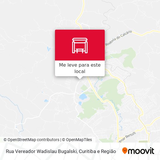 Rua Vereador Wadislau Bugalski mapa