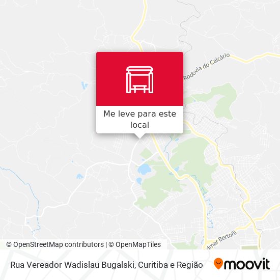 Rua Vereador Wadislau Bugalski mapa